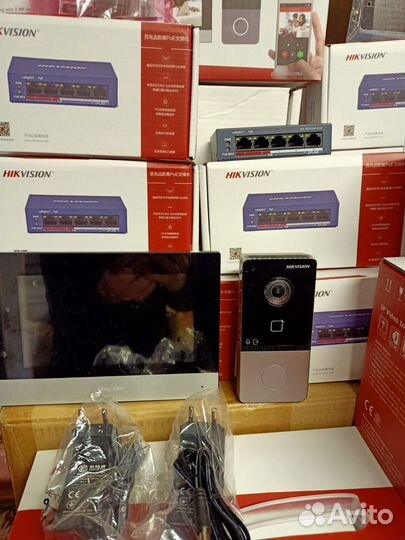 Домофон hikvision kit DS-KLS603-p(c)