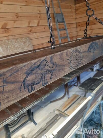 Люстра в стиле лофт