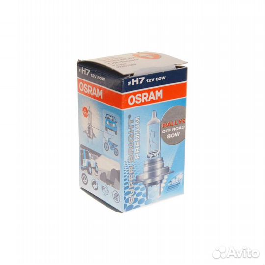 Лампа 12V H7 80W PX26d Super Bright Premium osram