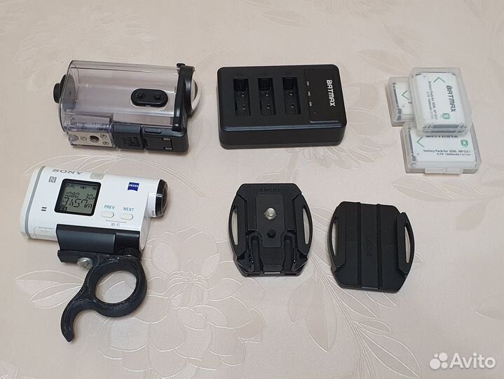 Экшн-камера Sony HDR-AS200V, 12.8мп, 1920x1080