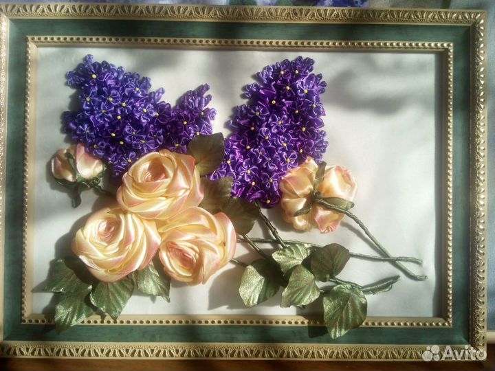 Картина лентами