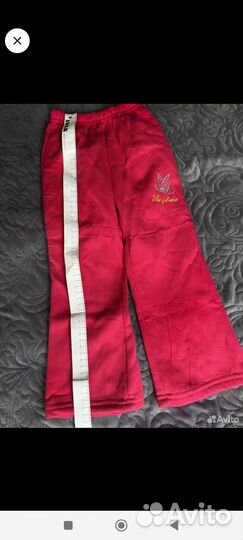 Брюки теплые для девочки 98
