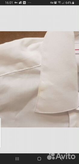 Рубашка белая, 98 см