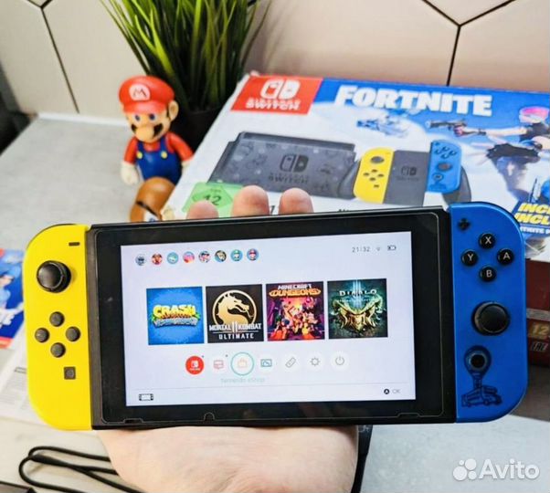 Nintendo switch прошита(чип) Fortnite edition