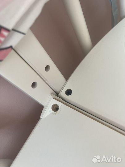 Детская кроватка трансформер круглая