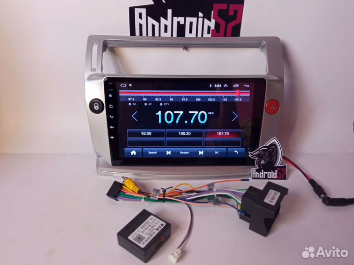 Магнитола Android для Citroen C4 2004-2014