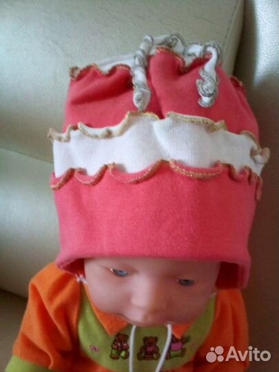 Шапочки для девочки на 1- 2 г