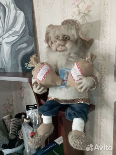 Кукла домовой Вася