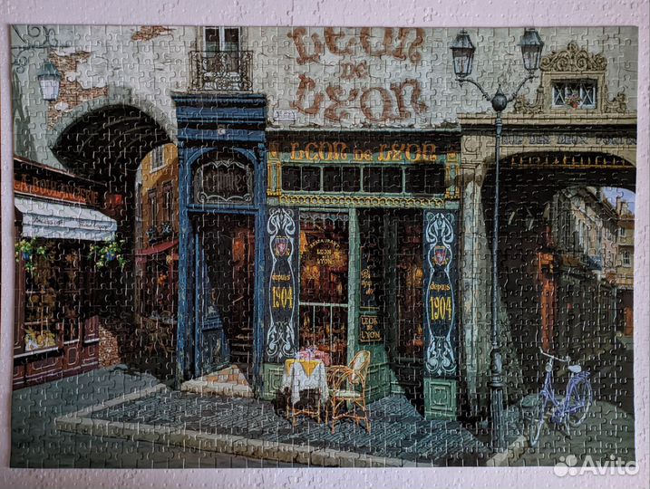 Пазл Art Puzzle серия Wood. Cafe Leon. 1000