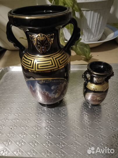 Чайник кобальт с позолотой СССР