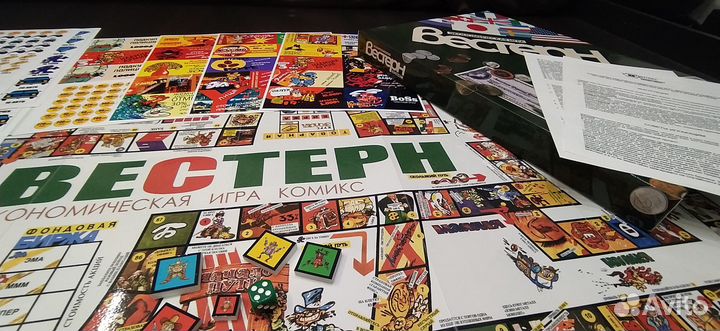 Вестерн настольная экономическая игра 90 ых