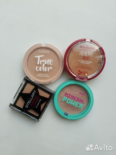 Пудра Loreal, Maybelline, Stellary и др