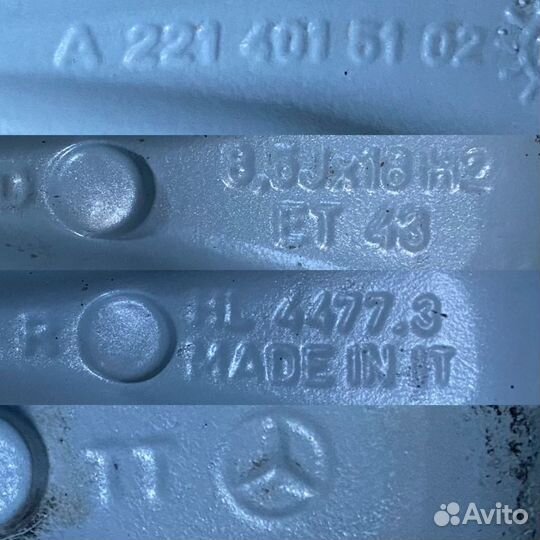 Диски на Volkswagen r18 оригинал Mercedes