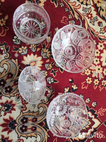 Салатницы. Хрусталь СССР 80 годов