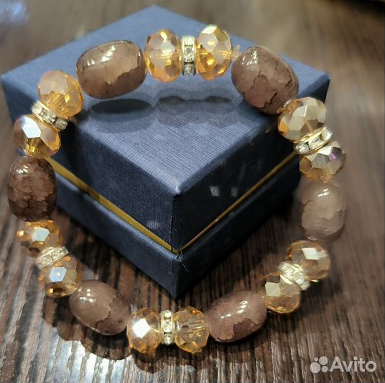 Браслет из натурального агата