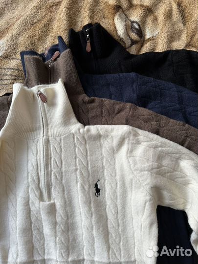 Кафта Polo ralph lauren свитер с молнией и без