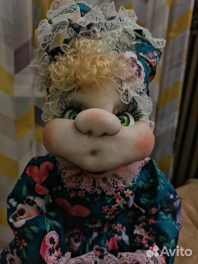 Кукла грелка на чайник, ручная работа