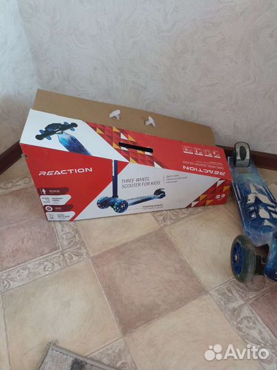 Самокат детский трехколесный бу