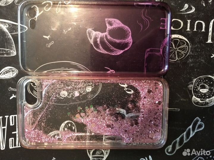 Чехлы, стекла защитные iPhone 7-8