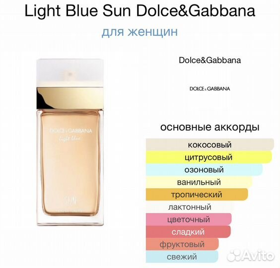 Духи Dolce Gabbana