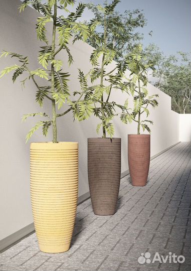 Вазон из бетона в наличии и под заказ