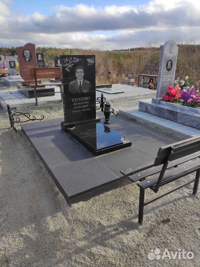 Памятник с установкой, реставрация старых