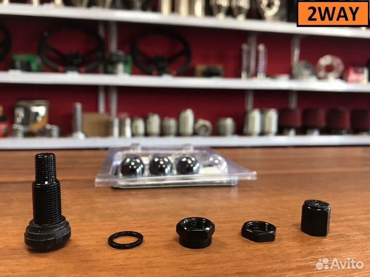 Ниппель для колес чёрные (комплект)