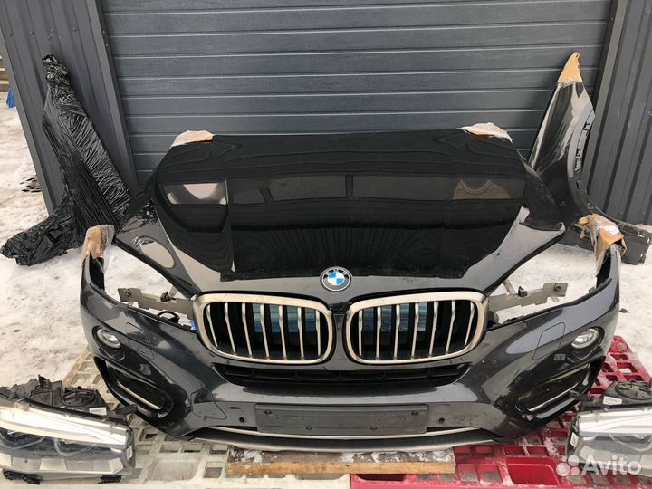 Bmw x6 f16 бампер передний
