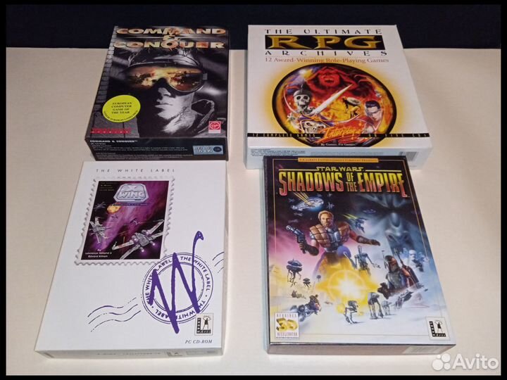 Старые компьютерные игры на дисках - Big Box