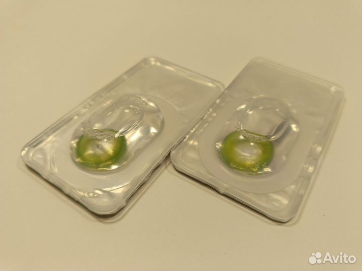 Цветные линзы: зелёные