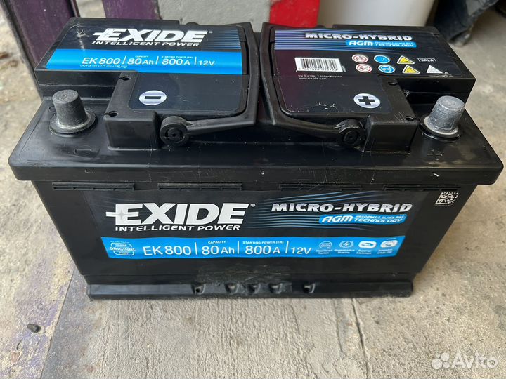 Аккумулятор Exide AGM EK800