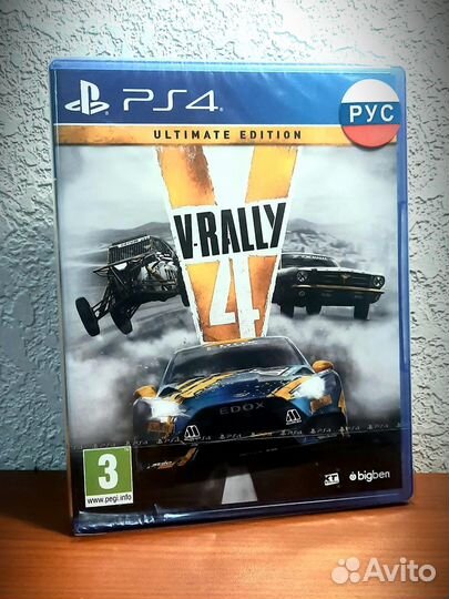 V-Rally 4 Ultimate edition Ps4, Ps5 Новый в плёнке
