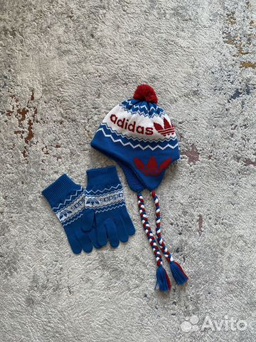 Шапка и перчатки Adidas Original’s оригинал