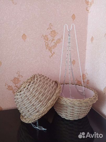 Кашпо из ротанга в наличии и под заказ