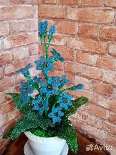 Букет из бисера