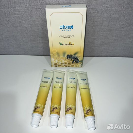 Зубная паста Atomy, зубные щётки