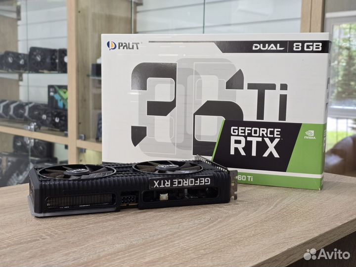 Видеокарта Palit RTX 3060 Ti Dual V1 (LHR)