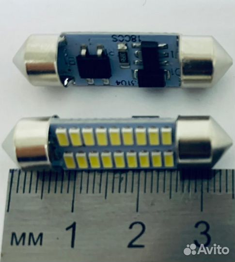 Автомобильная лампа с5w 35мм подсветка салона
