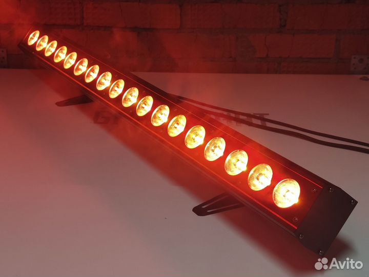 LED BAR 18x18 rgbwauv Full controll - самый яркий