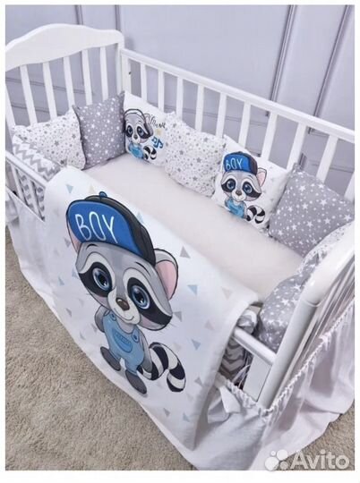 Бортики в детскую кроватку