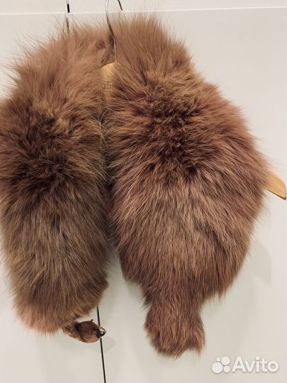 Меховой воротник песец