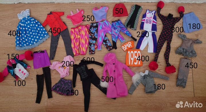 Обувь, сумки для барби, братс, монстр, паола