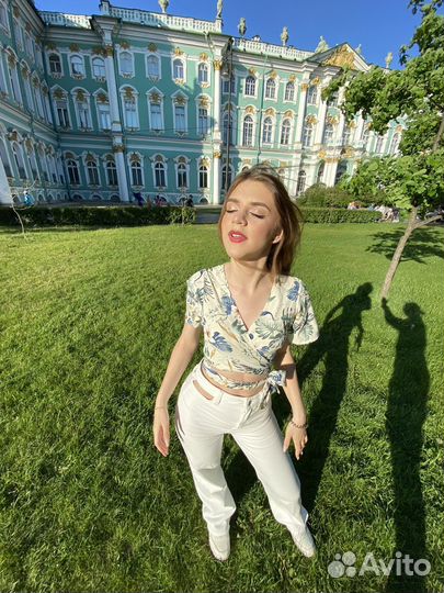 Джинсы белые женские