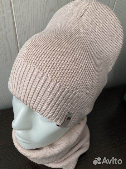 Комплект шапка и снуд