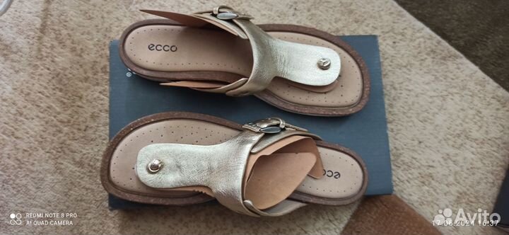 Ecco сандалии шлепанцы 41