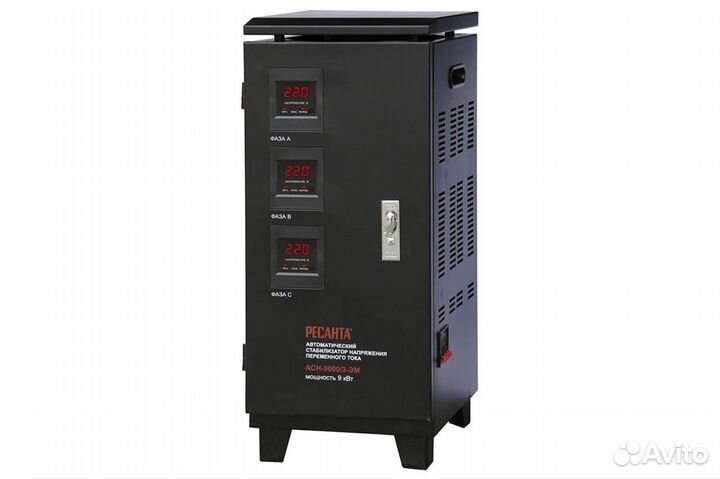 Стабилизатор напряжения электро-механический 9000В