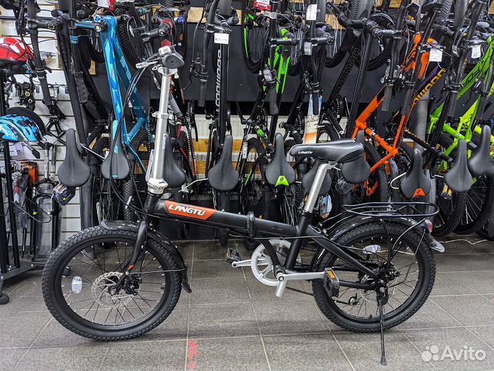 Велосипед складной, легкий, алюминиевый