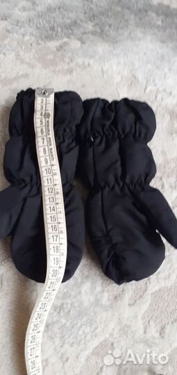 Варежки зимние детские на 2-3года