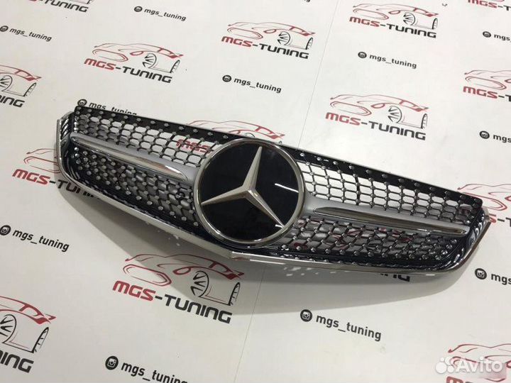 Решетка e coupe с207 Diamond Silver дистроник