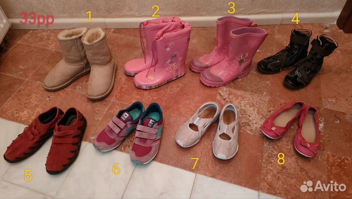 Обувь для девочки рр 32 33 34